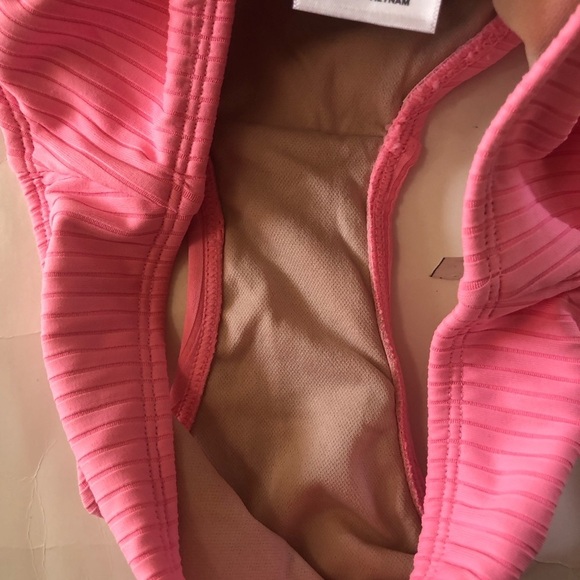 Bundle 3 Pc Art Class Halter Stripe Top Black Pink Bikinis Bottoms Set Size M8 - Picture 14 of 14